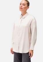 Satinbluse mit Raffungen – Bild 2