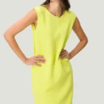 Limonengrüne Freizeitkleid
