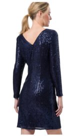 Knielange Cocktailkleid – Bild 3