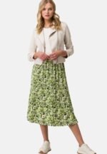 Plissee-kleid mit einem Strick-Oberteil