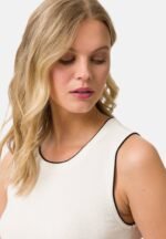 Plissee-kleid mit einem Strick-Oberteil – Bild 2