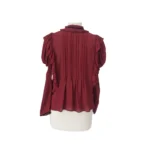 ZARA Bluse, Gr. M, bordeaux – Bild 2