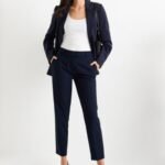 C&A Premium Hose, Gr. 44, marineblau