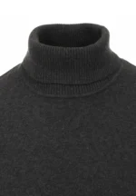 Burberry Rollkragen-Pullover, Gr. M, anthrazit – Bild 2