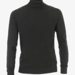 Burberry Rollkragen-Pullover, Gr. M, anthrazit