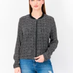 Zero Übergangsjacke, Gr. 40, schwarz- weiß