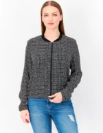 Zero Übergangsjacke, Gr. 40, schwarz- weiß