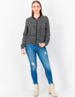 Zero Übergangsjacke, Gr. 40, schwarz- weiß – Bild 3