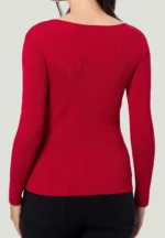 Zero Pullover, Gr. 42, rot – Bild 2