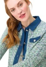 Zero Bouclé-Jacke, Gr. 40, mehrfarbig – Bild 3