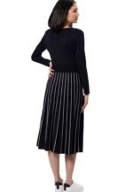 Zero Strickkleid, Gr. 36, marineblau-weiß – Bild 5