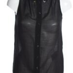 Amisu Bluse, Gr. S, schwarz