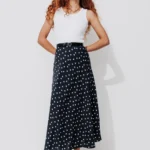 Zero Damen-Rock, Gr. 38, marineblau-weiß