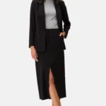 Zero Bleistift-Rock, Gr. 38, marineblau