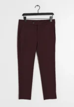 Zero Bundfaltenhose, Gr. 40, bordeaux