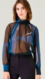 Zero Bluse, Gr. 38, mehrfarbig