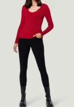 Zero Pullover, Gr. 42, rot – Bild 3