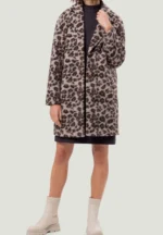 Zero Oversize-Wollmantel mit Leopardenmuster, Gr. 36 – Bild 6