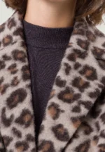 Zero Oversize-Wollmantel mit Leopardenmuster, Gr. 36 – Bild 4