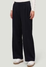 Zero Bundfaltenhose, Gr. 40, marineblau-blau