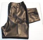 Zero Leder-Hose, Gr. 42, schwarz – Bild 4