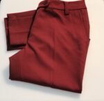 Zero Bundfaltenhose, Gr. 40, bordeaux – Bild 6