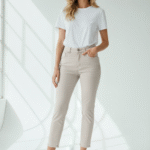 ORSAY Jeans Gr. 38, hellgrau