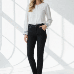 H&M Jeans, Gr. 38, schwarz