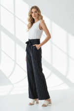 Zero Damenhose mit hohem Bund, Gr. 40, gestreift – Bild 2