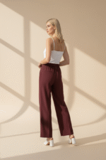 Zero Bundfaltenhose, Gr. 44, braun – Bild 3